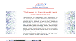 Desktop Screenshot of carolinaaircraft.net